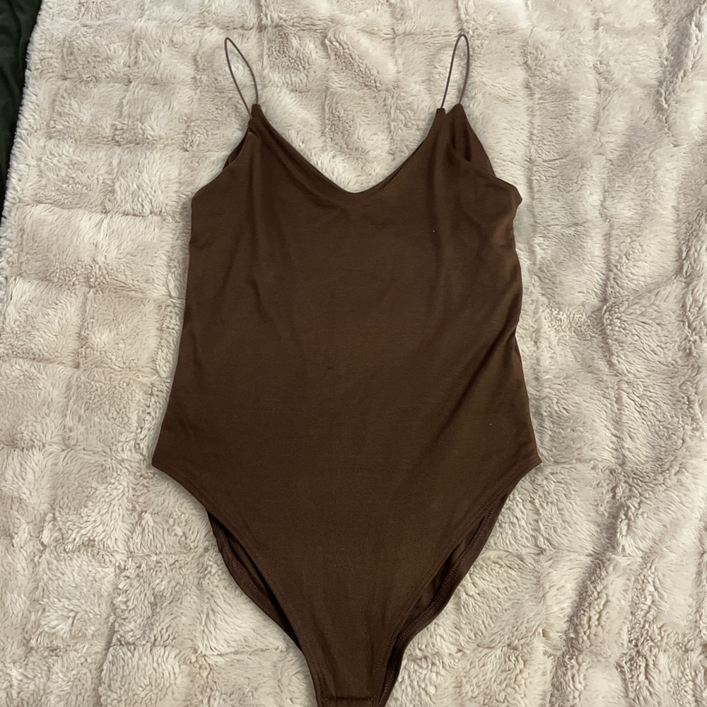 Gaze Brown Bodysuit